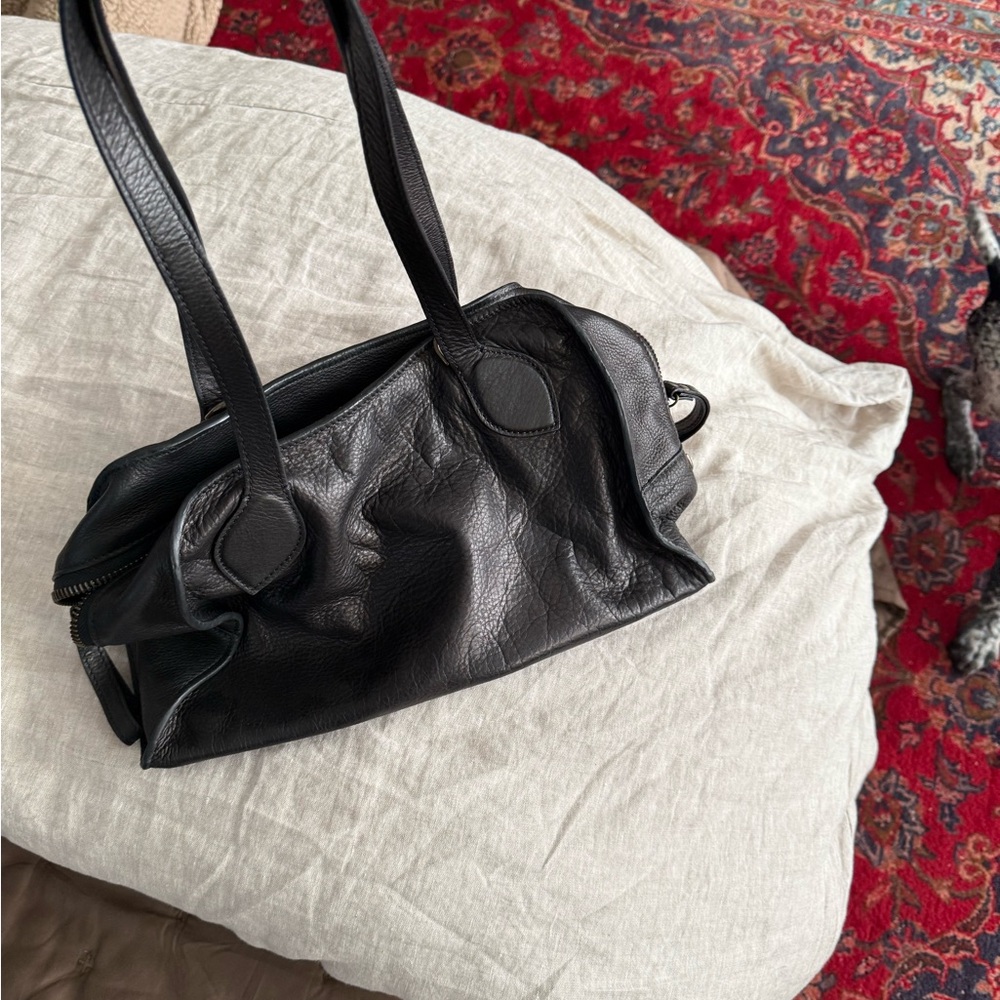 Medium Jack Heritage Leather Bag - Black - Picture 4 of 4